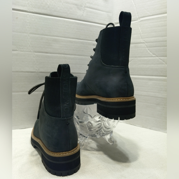 TOMS Frankie lace-up boots #8 - Picture 8 of 14